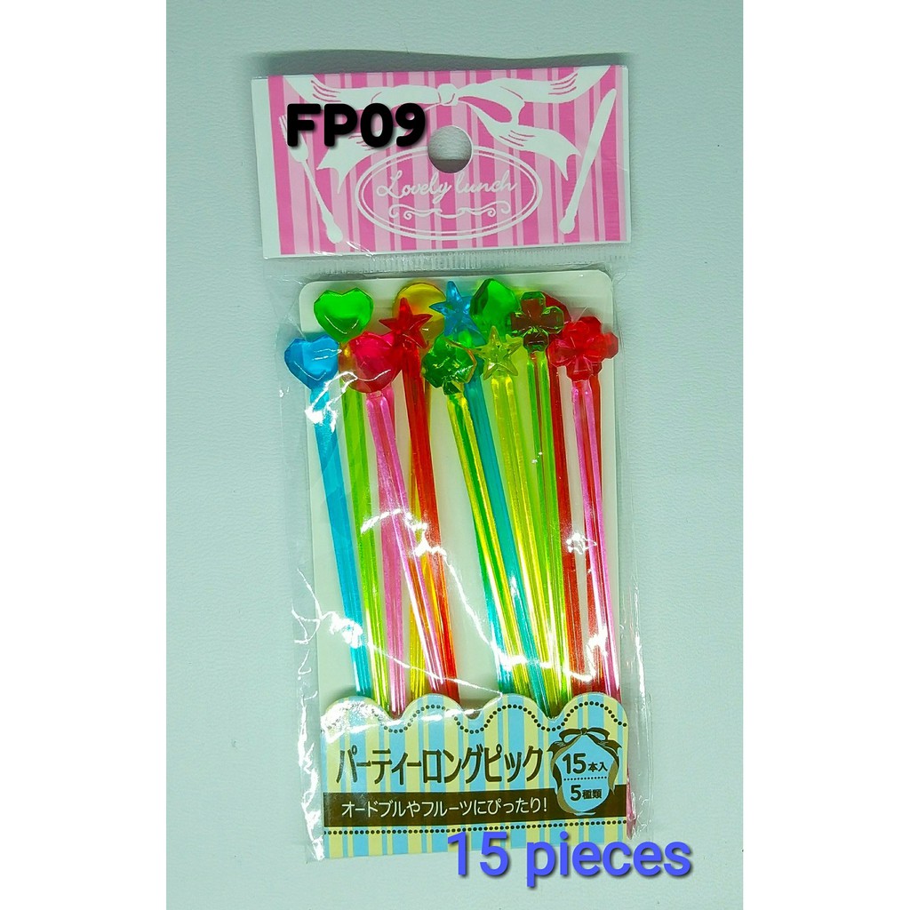 Tusuk Bento / Food Pick Bento Model Transparan original Daiso