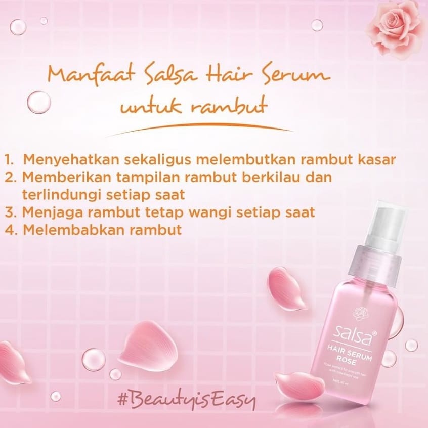 (BPOM)SALSA HAIR SERUM | SERUM RAMBUT PERAWATAN RAMBUT RONTOK RUSAK