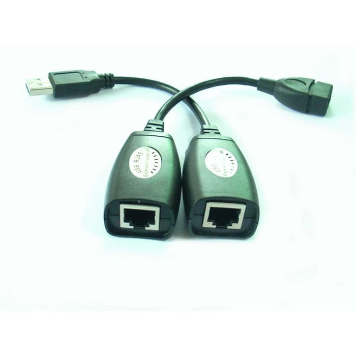 USB CAT5/CAT5E/6 RJ45 Ethernet Extender LAN Extension cabel adapter LAN