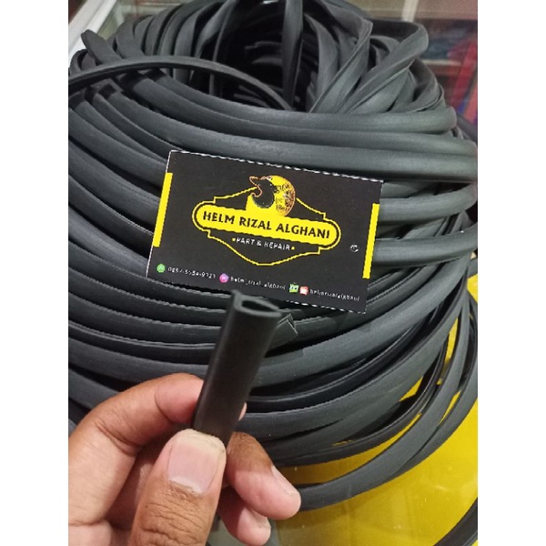 List karet / Lis karet helm ink cx22 KYT romemo MDS bisa buat talang air VISOR helm/kaca helm
