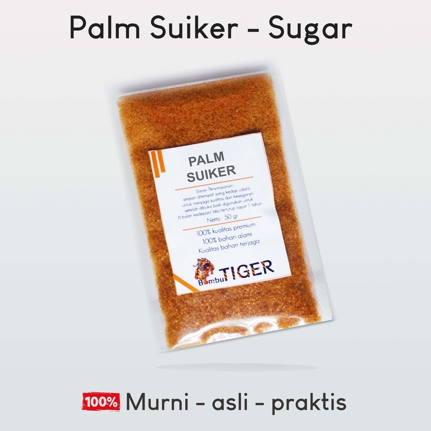 PALM SUIKER - Brown Sugar Natural Granule / BUMBU TIGER