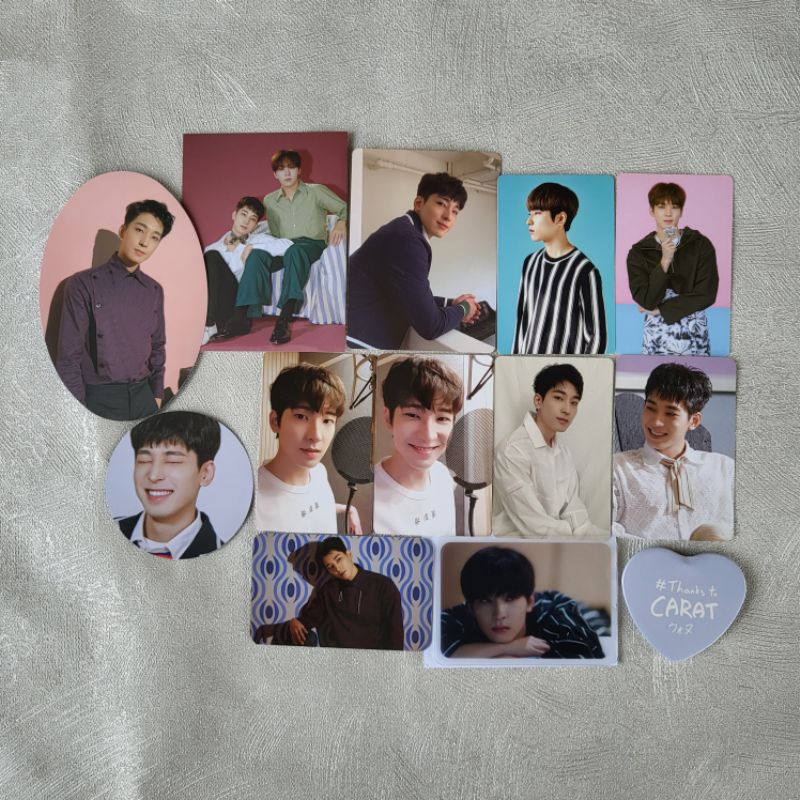 PC Wonwoo Carat gen 2nd 4th Diamond edge pola Caratland Semicolon 24h carat regular ver dome  pin di