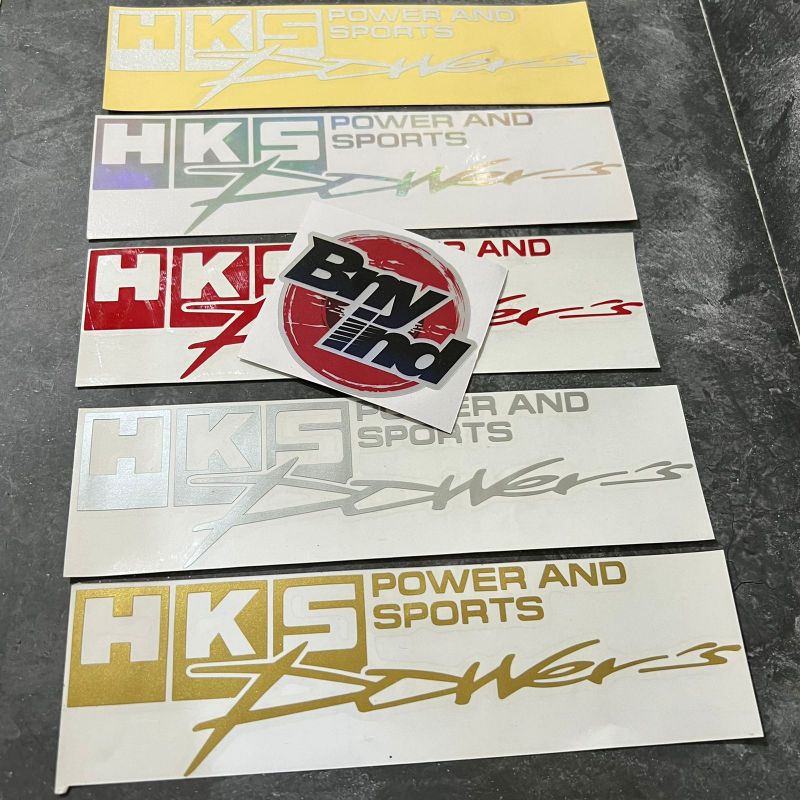 STICKER HKS POWER Stiker MOBIL STICKER MOTOR CUTTING