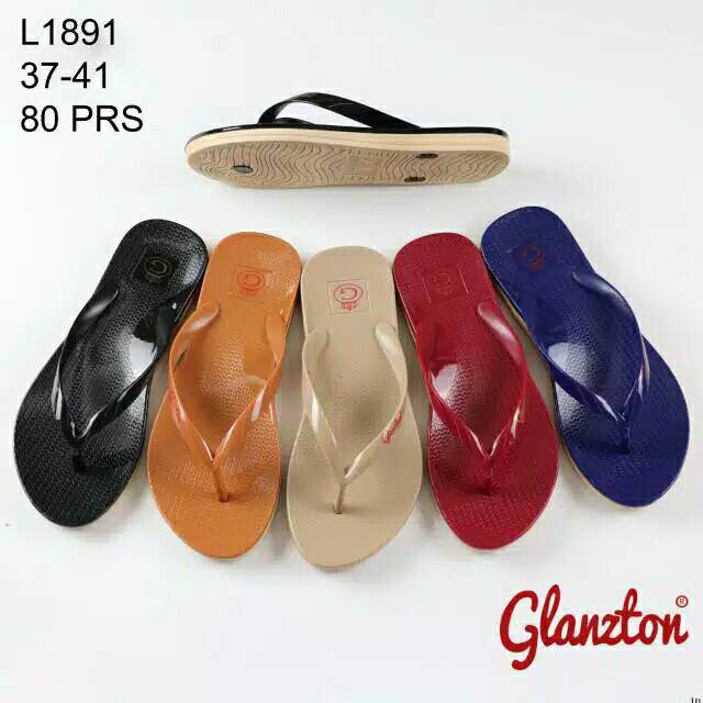 SANDAL JEPIT JELLY WANITA GLANZTON L1891