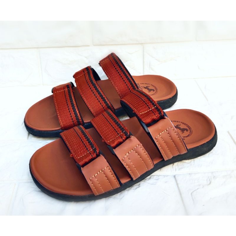 Sandal Casual Pria / Sandal Selop Murah / Sandal Cowok Bisban ban 3 / Sandal Trendy