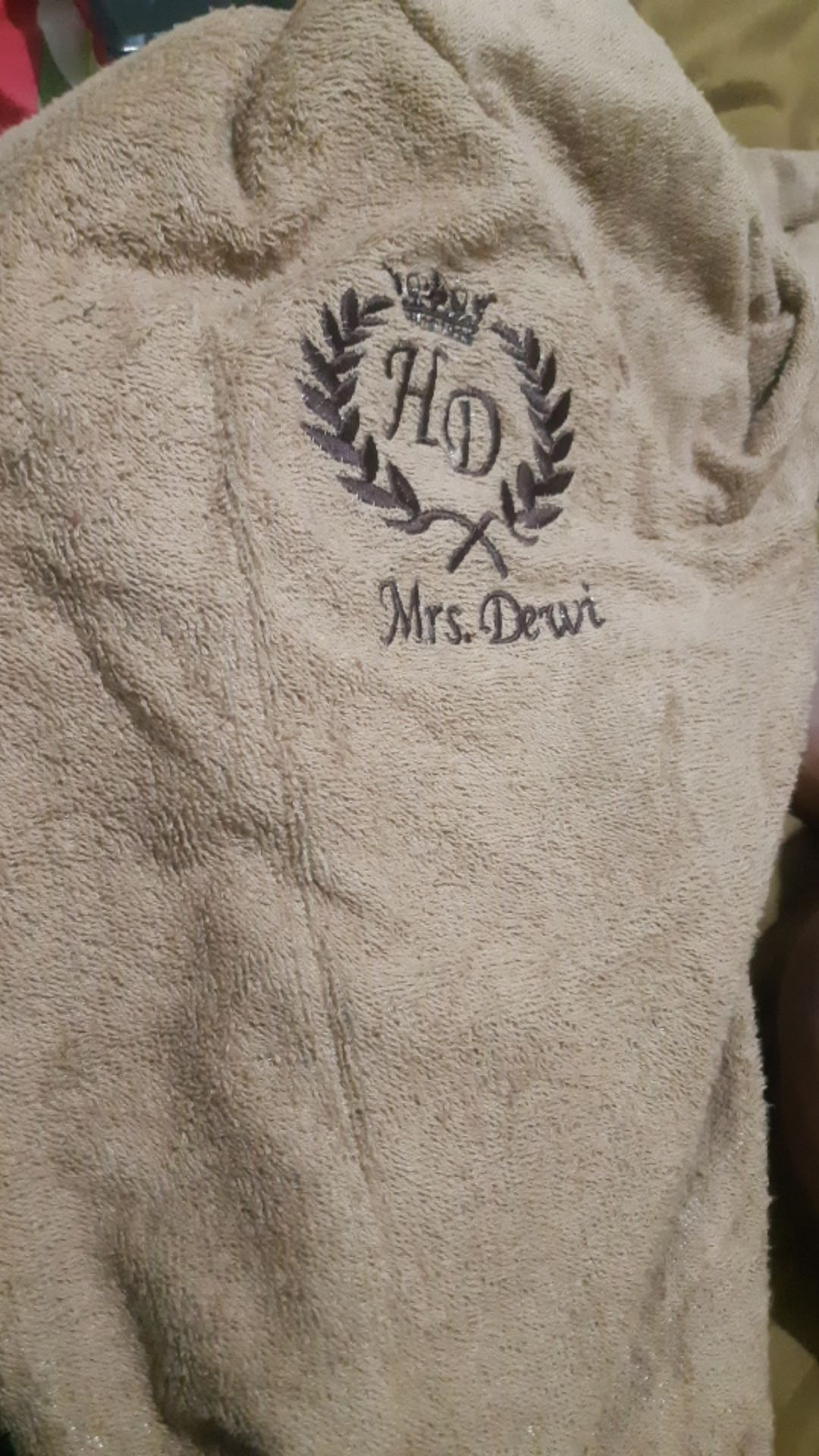 Kimono Handuk / Kimono Seserahan Couple / Kimono Handuk Bordiran