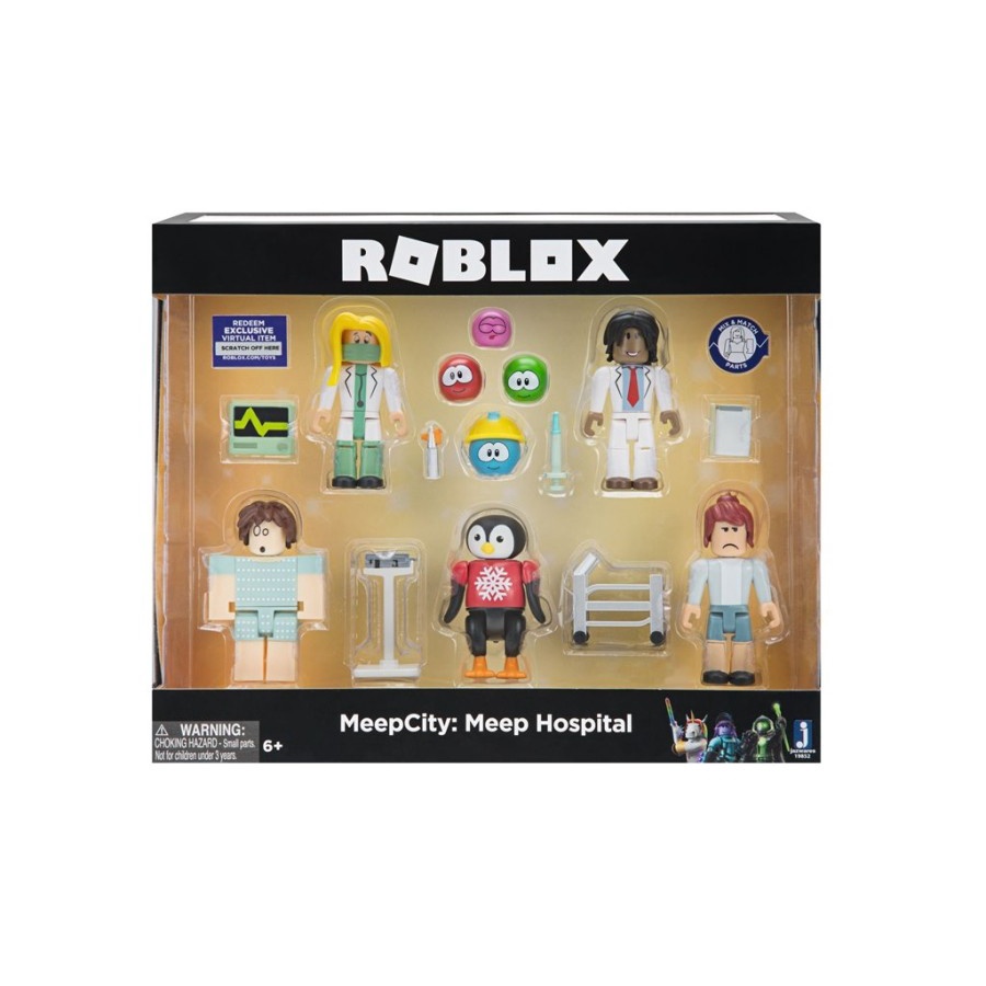 Roblox Original MEEPCITY : MEEP HOSPITAL Five Figure Packs