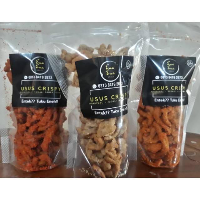 

Usus Crispy kemasan 100gr