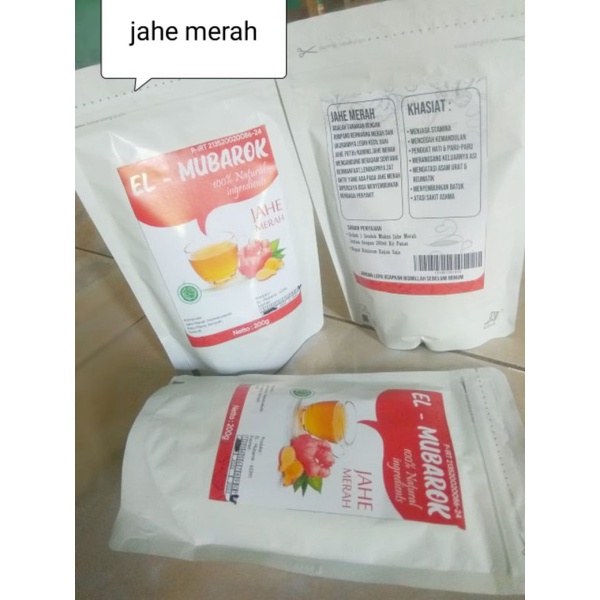

Jahe merah instan