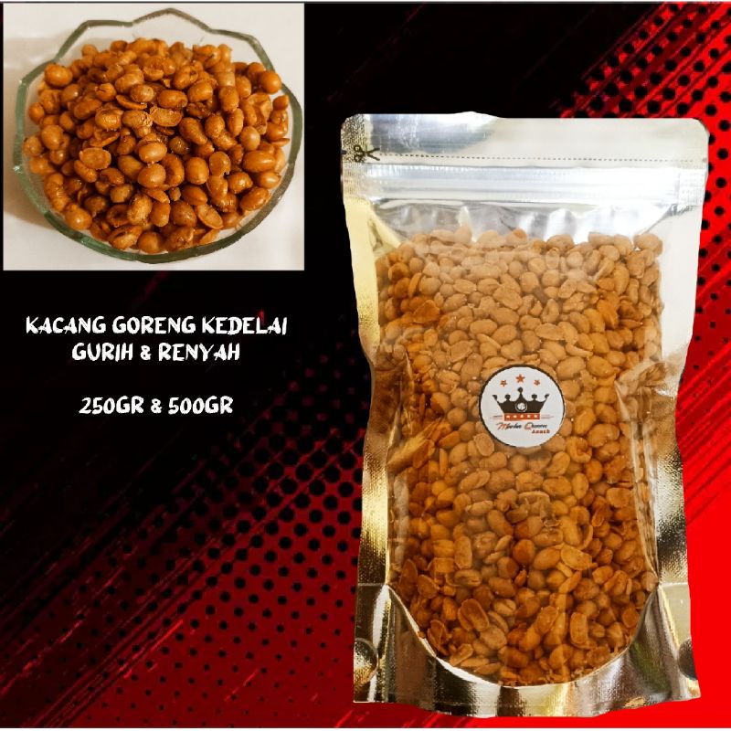 

Kacang Kedelai Goreng Asin Renyah 250Gr / Cemilan Kacang Kedelai Goreng
