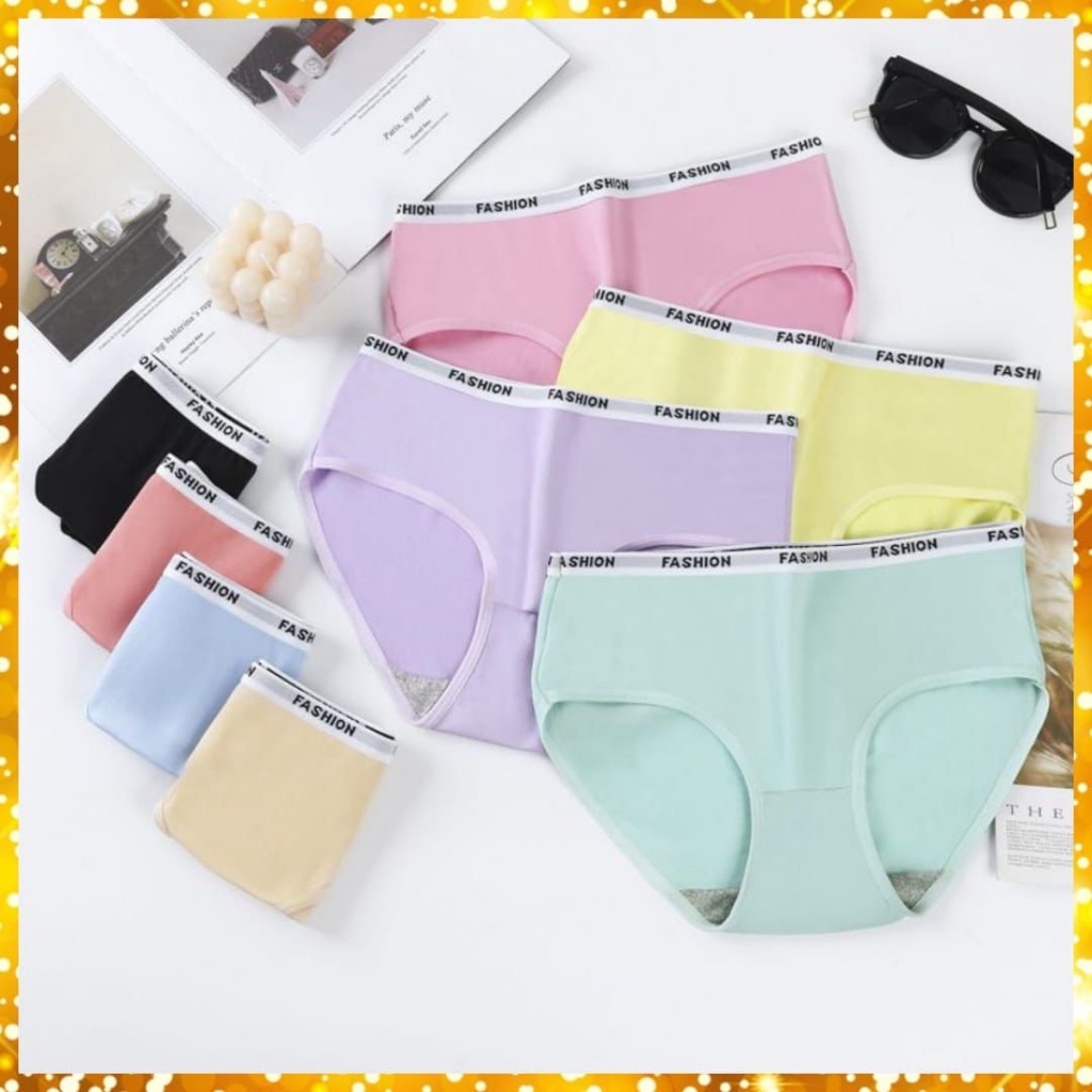 CD Import Celana Dalam Seamless Fashion Wanita Mid Waist