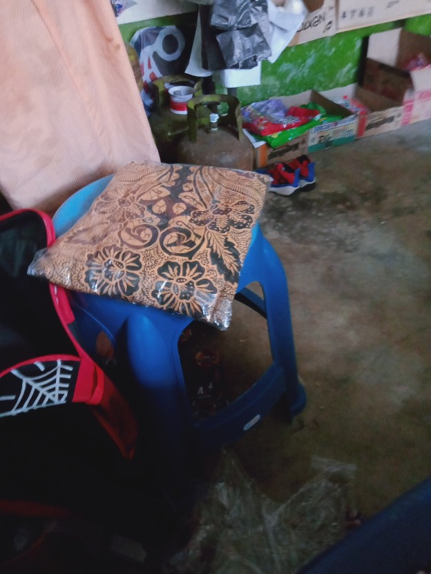 Daster Kencana Ungu Batik - Daster Lengan Panjang Murah Produsen Daster Abstrak Remekan Pekalongan