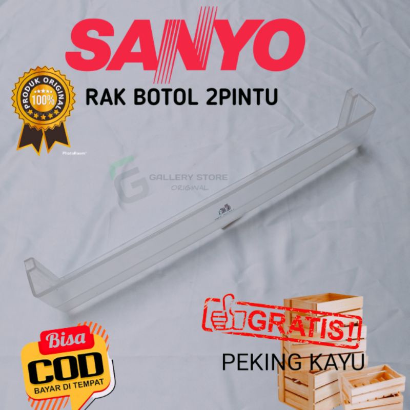 RAK BOTOL KULKAS SANYO 2 PINTU BAGIAN FREEZER ORIGINAL