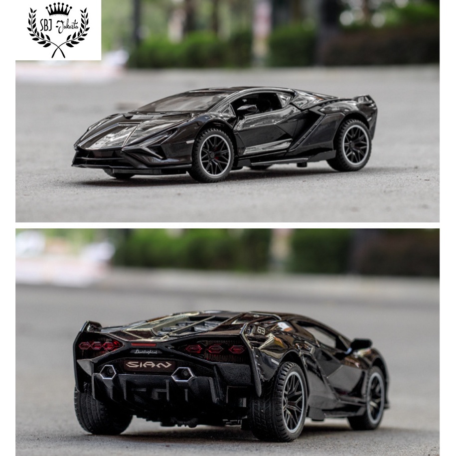 DIECAST Miniatur MOBIL Lamborghini SIAN LIGHTNING DH Skala 1:32