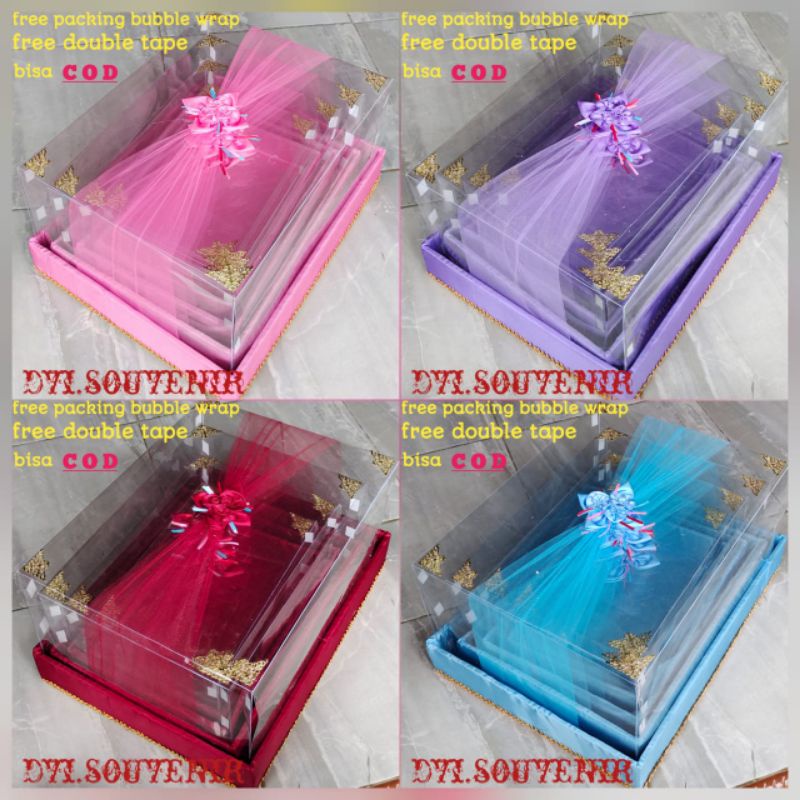 KOTAK PARCEL SESERAHAN HANTARAN PERNIKAHAN SET LENGKAP KADO PERNIKAHAN