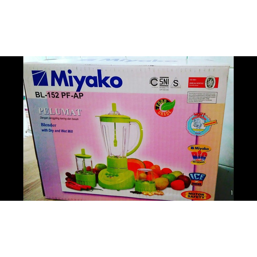 Blender Miyako 3in1 Plastik BL 152 PF/AP