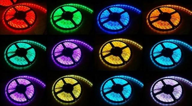 LED STRIP SMD 5050 RGB +REMOTE + ADAPTOR 5 METER