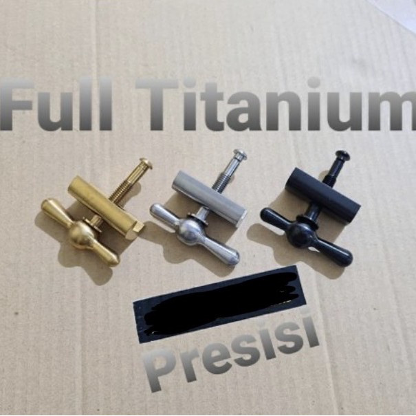 PREMIUM Hinge Clamp lever full Titanium tuas clamp pikes 3