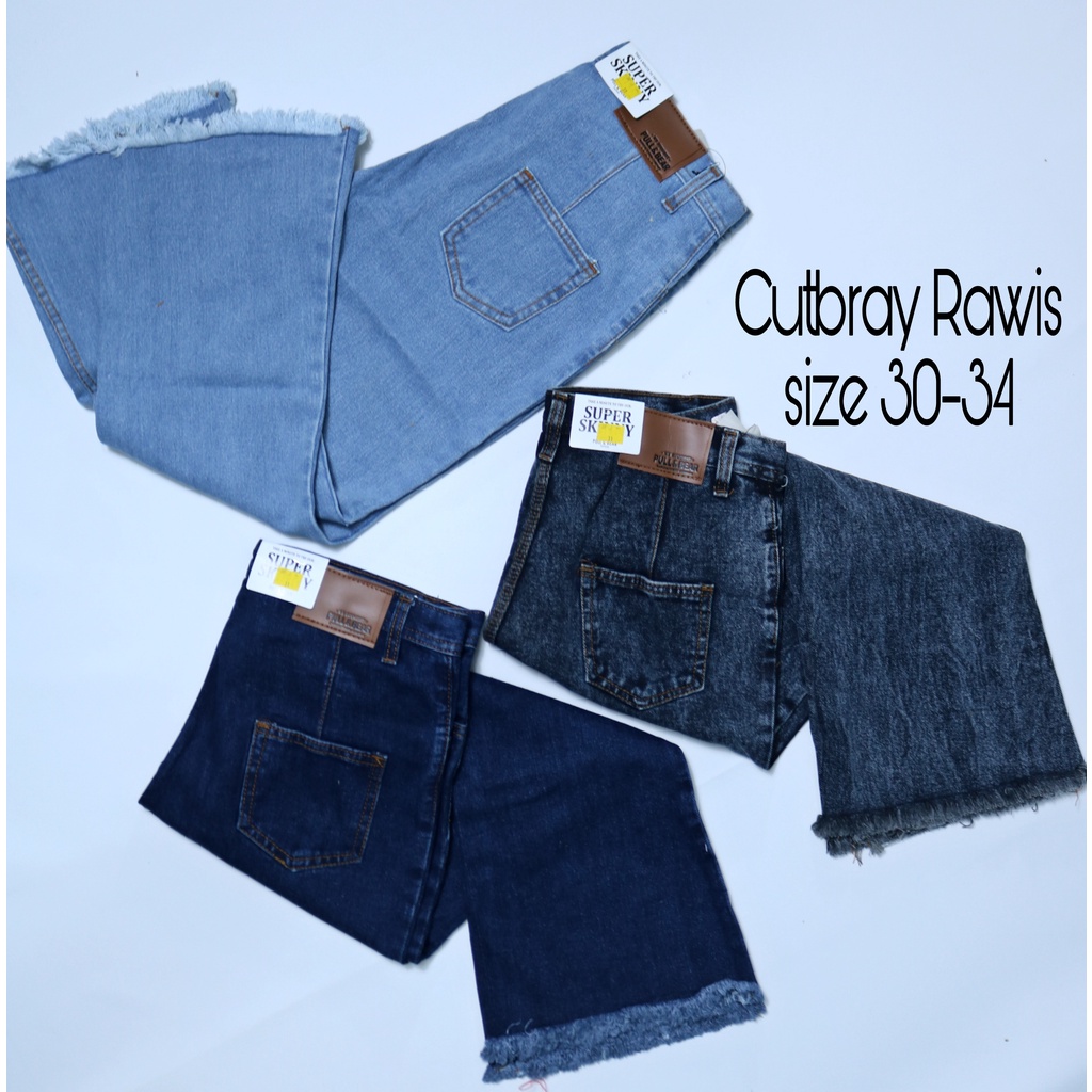 Jeans Wanita Cutbray Non Streatch