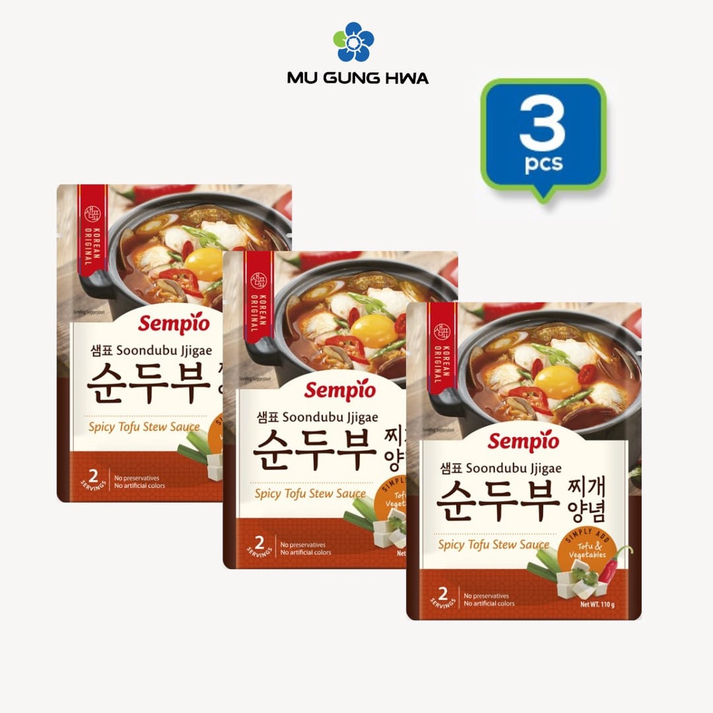 

Sempio Soondubu Jjigae Sauce 110gr X 3Pcs
