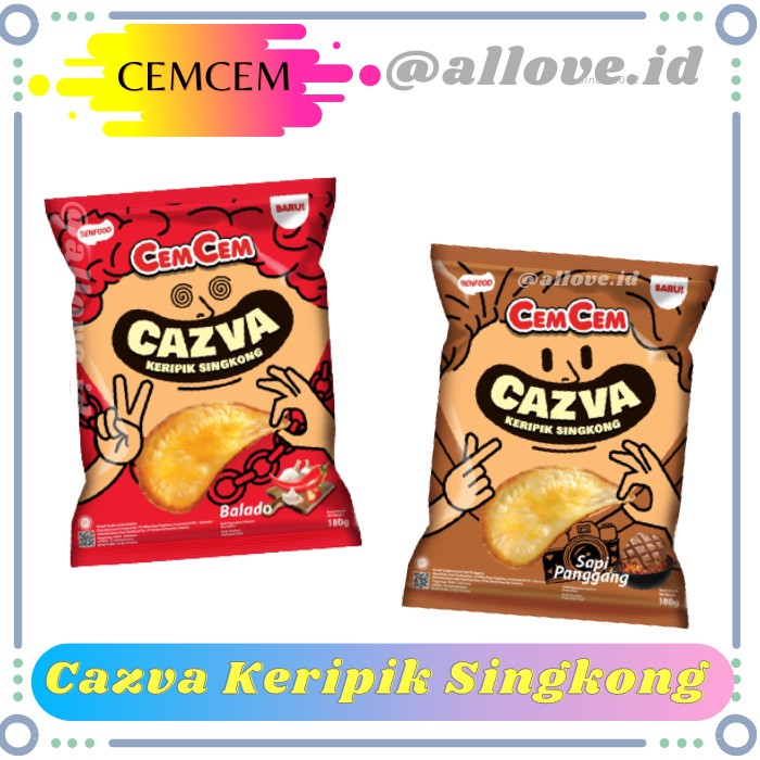 

CemCem Cazva Keripik Singkong 180 gr