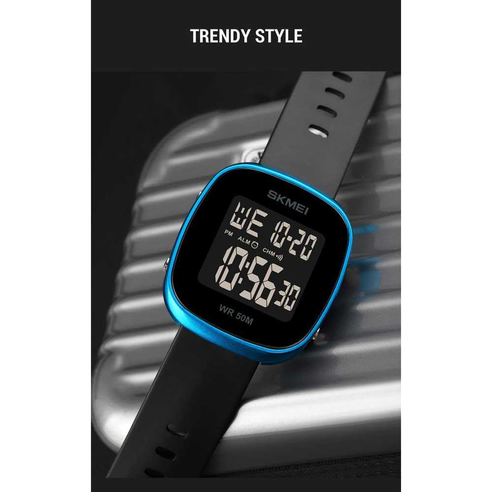 IDN - SKMEI Jam Tangan Digital Pria Strap Silicone - 1843