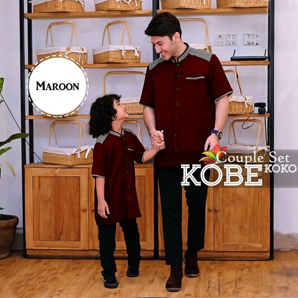 Couple Ayah&amp;Anak Kibos - Pakaian Pria - Baju Muslim Terbaru