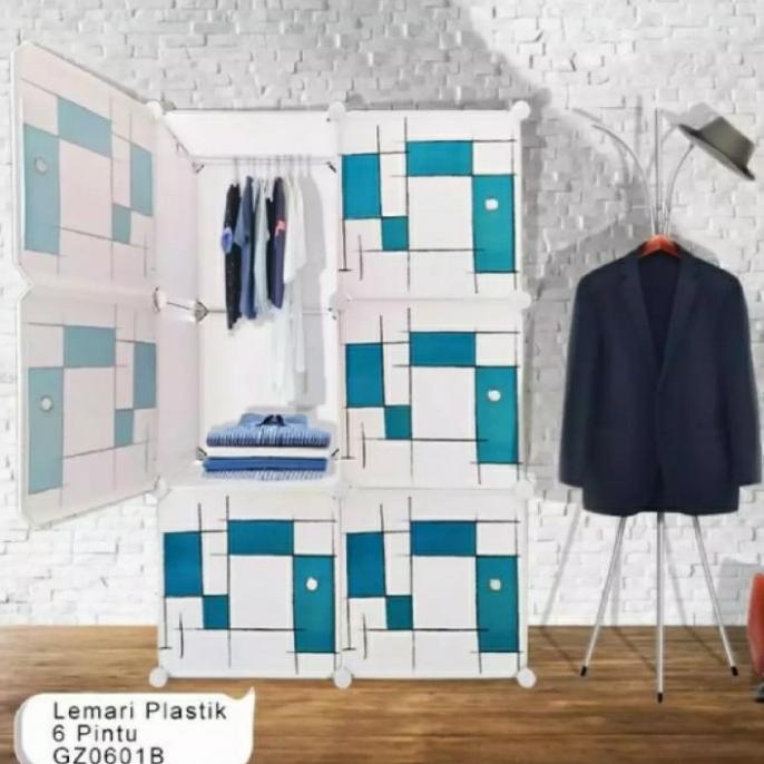 ~~~~~] lemari plastik portable 6pintu