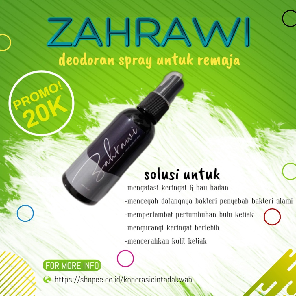 Deodoran Spray Alami Aman Untuk Anak