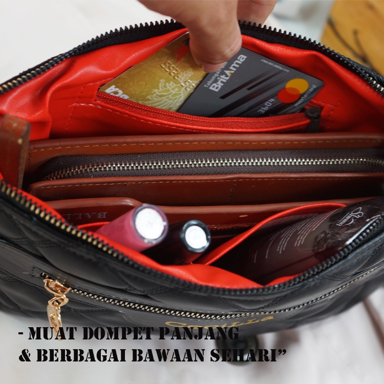 TUAH SLIMBAGS | SL Clutch CeciLLa Dua Ruang Premium Series High quality Clutch 19/ Handbag Wanita / Dompet Hp Dan Uang Wanita Terbaru &amp; Terlaris / Tas Selempang Wanita / Tas Wanita