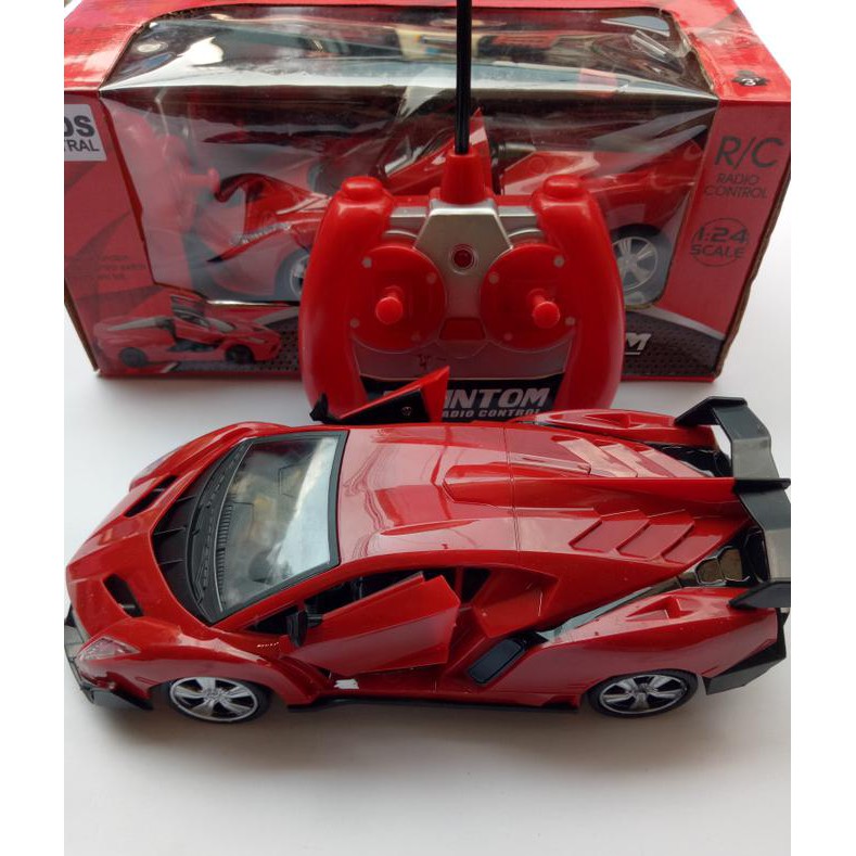 mobil remot control lamborghini buka pintu
