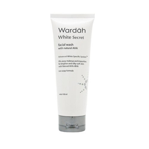 Wardah White Secret Facial Wash With AHA 100Gr ORIGINAL-BPOM