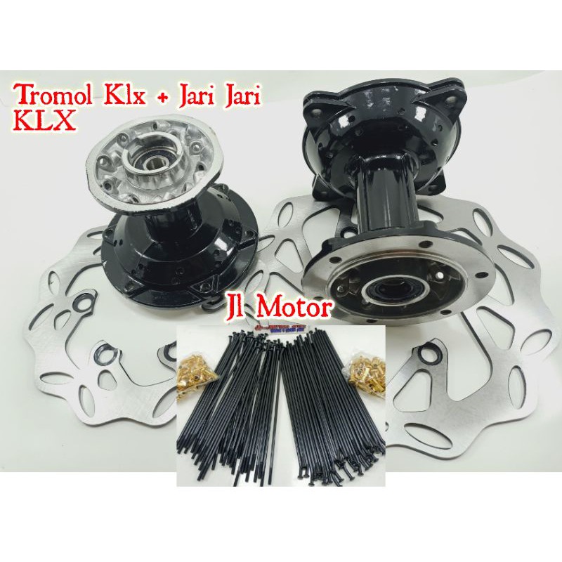 Sepaket TROMOl KLX lubang 36 Double Bearing Plus jari-jari KLX Ready 17 17 16 19 18 21