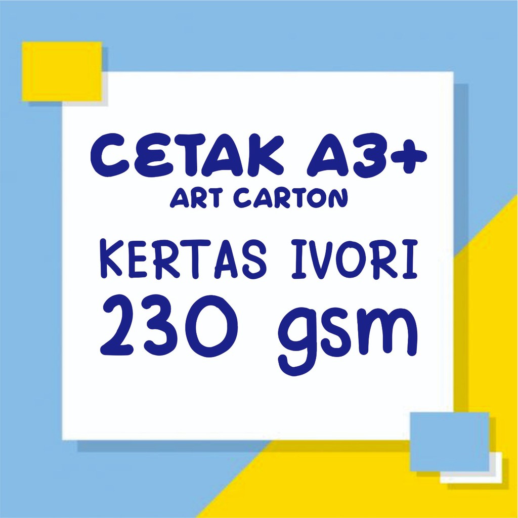 

Cetak Print Dokumen Kertas Artcarton Artpaper Art Paper Ivori Ivory IV230 AP230 230gsm Ukuran A3+ Online Murah Cepat Berkualitas