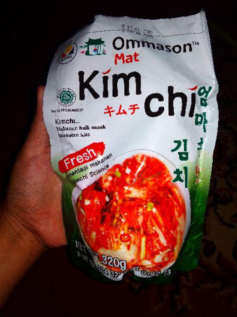 Makanan Khas Korea Kimchi Ommason Halal  MUI Kemasan  320 