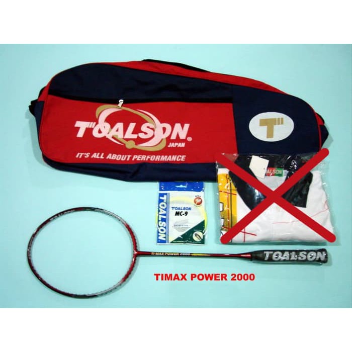 TOALSON TIMAX POWER 2000 NEW RAKET BADMINTON ORIGINAL