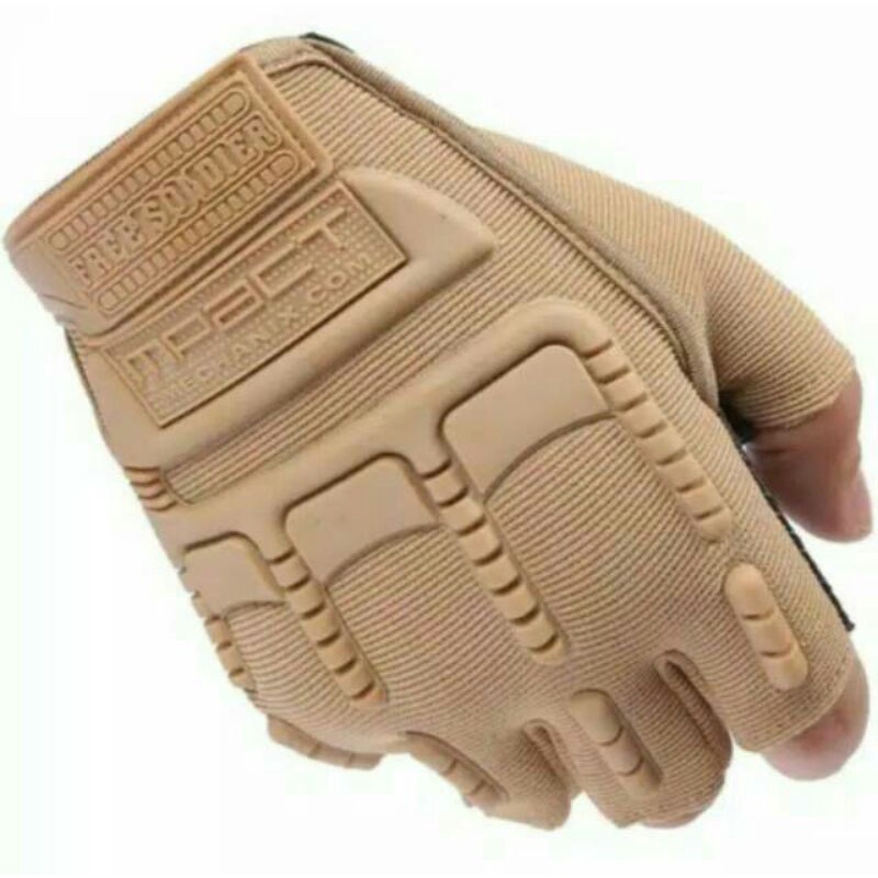 Sarung Tangan Tactical Half Finger/Sarung Tangan Sepeda, Motor Serat Gloves