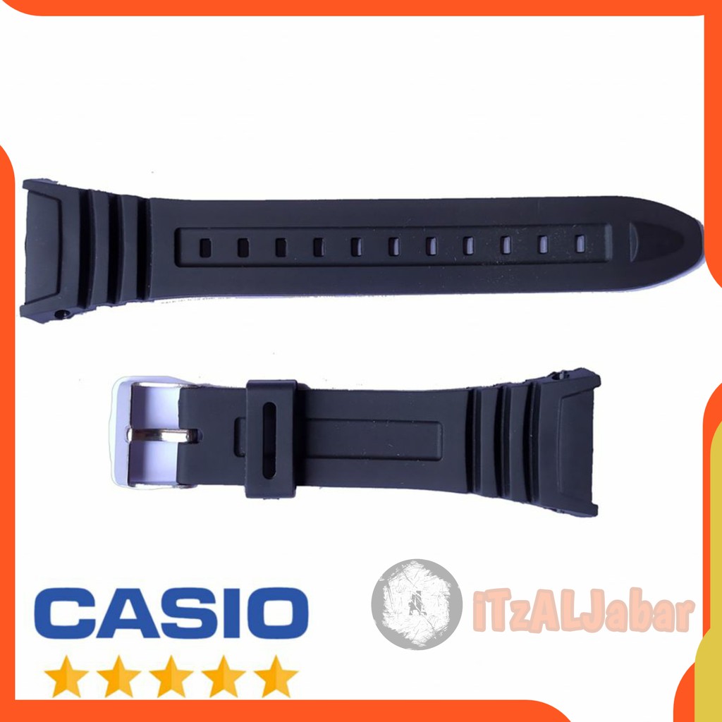 Tali jam tangan Casio W96H rubber strap Tali jam Casio W96h