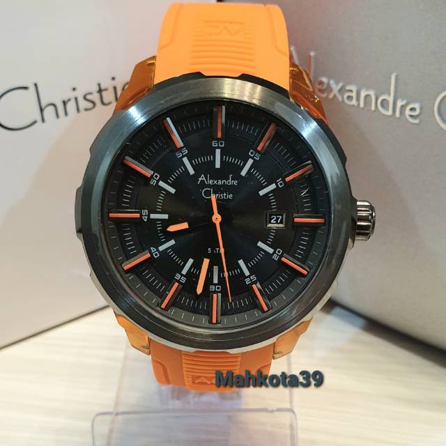 Jam tangan Alexandre christie AC 6553 MD Orange