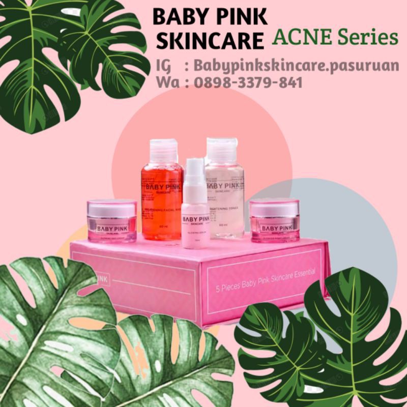 Paket Babypink skincare Cream aman Halal dan BPOM  + Bonus menarik