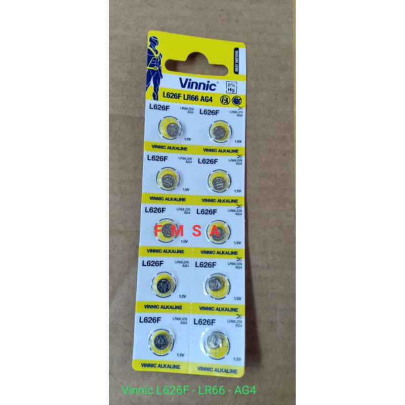 Batre/Baterai/Battery Original VINNIC L-626F Jam Tangan