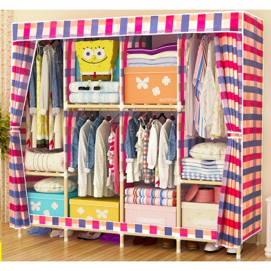 sale LEMARI vintage RAK BAJU PAKAIAN KAIN PORTABLE wood kayu furniture