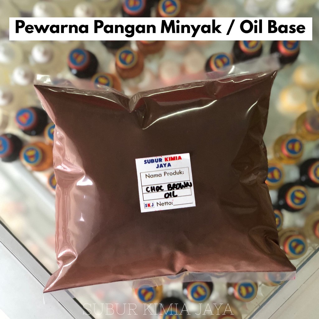

Pewarna Bubuk Minyak / Oil Chocolate Brown Coklat 100 gr