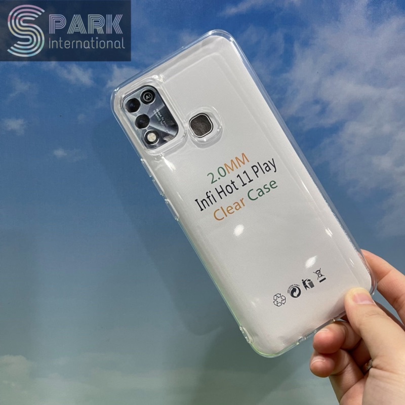 CLEAR CASE INFINIX HOT 11 PLAY SOFTCASE TPU 2.0MM PROMO SEN