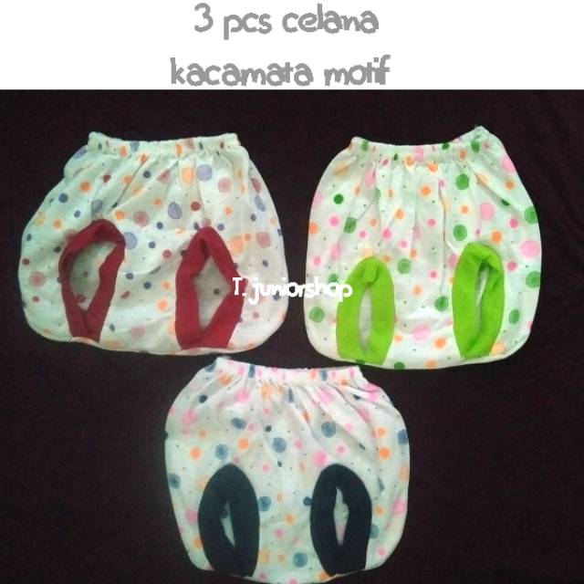 3 PACKS Celana pop/celana kacamata / celana bayi/perlengkapan baju bayi baru lahir