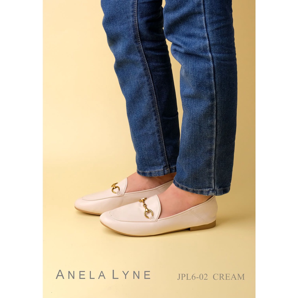 ANELA LYNE SEPATU LOAFERS LEATHER  BAYLEY PL6-02 ORIGINAL