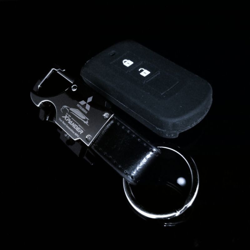 Gantungan kunci kulit Mobil MITSHUBISHI XPANDER  premium