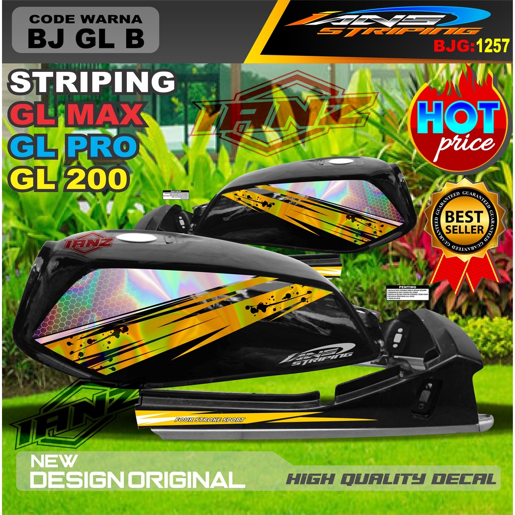 STIKER STRIPING GL MAX / STRIPING GL PRO HOLOGRAM / STRIPING GL HOLOGRAM