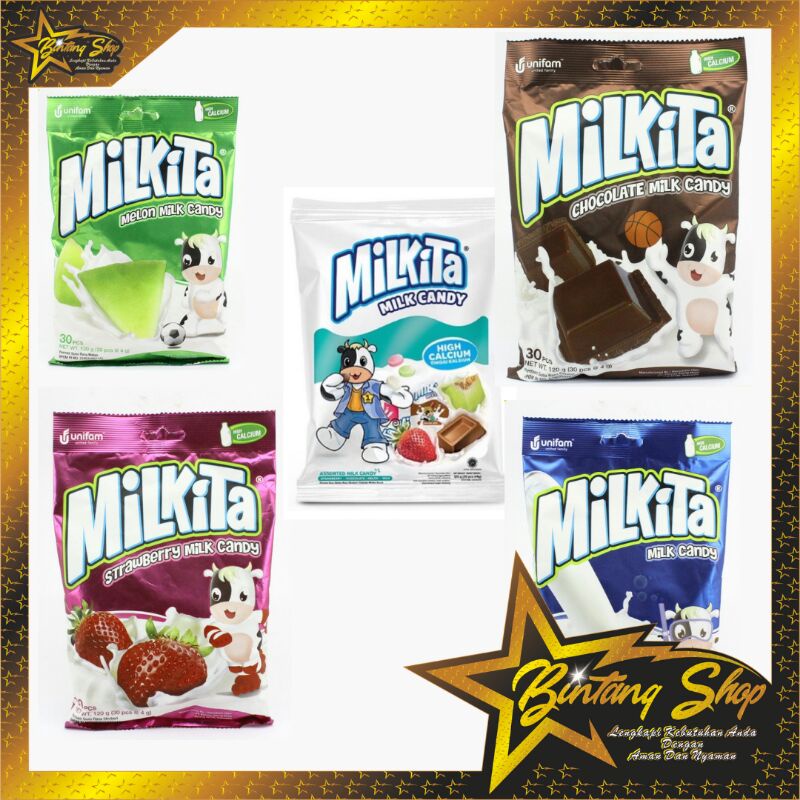 

MILKITA PERMEN SUSU 120gr ALL VARIANT