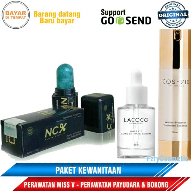PAKET KEWANITAAN - MERAPATKAN MISS V -PEMBESAR - PENGENCANG PAYUDARA - PENGHILANG BAU BECEK MISS V